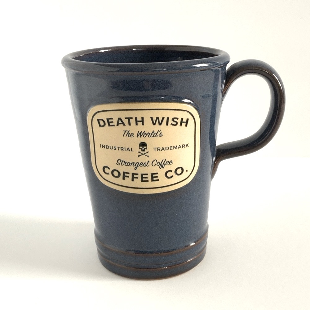 Death Wish Coffee Co. Mug 2018 Deneen Pottery NWOT